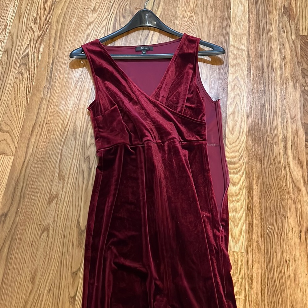 Velvet formal dress
